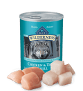 Blue Buffalo Wilderness Adult Grain-Free Trout & Chicken Grill Wet Dog Cans (12.5oz) - Majestic Pet Kingdom
