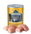 Blue Buffalo Wilderness Adult Grain-Free Healthy Weight Turkey & Chicken Wet Dog Can (12.5oz) - Majestic Pet Kingdom