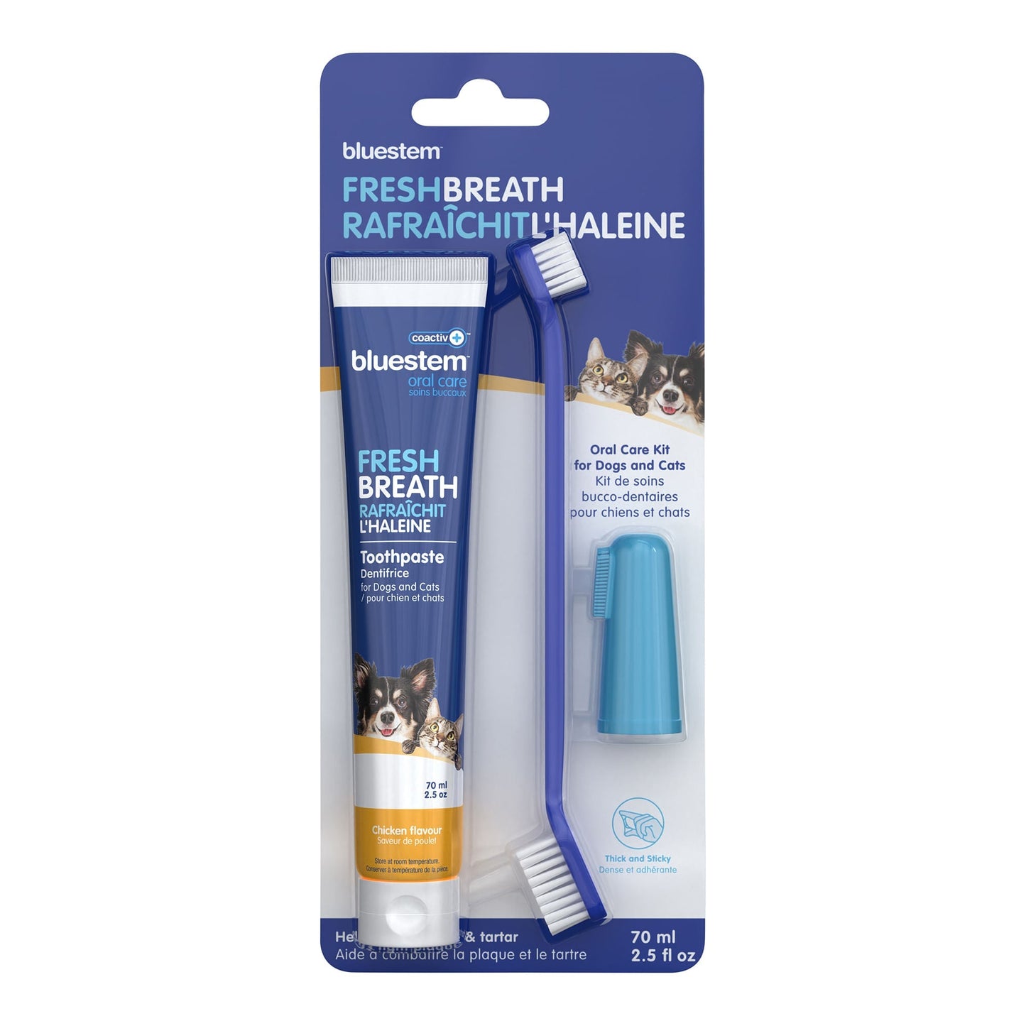 bluestem coactiv+ Oral Dental Kit for Dogs and Cats – Toothpaste | Majestic Pet Kingdom™