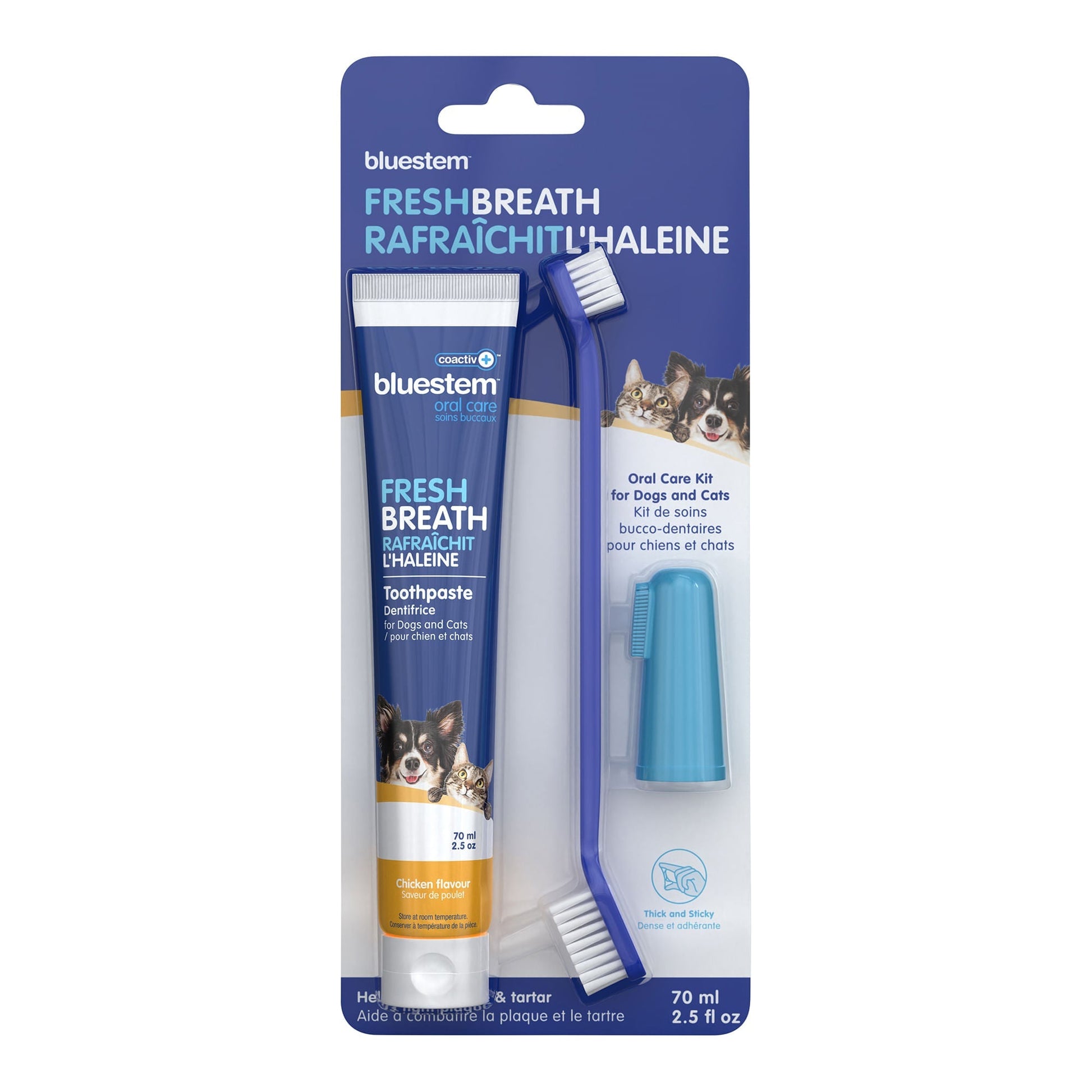 bluestem coactiv+ Oral Dental Kit for Dogs and Cats – Toothpaste | Majestic Pet Kingdom™