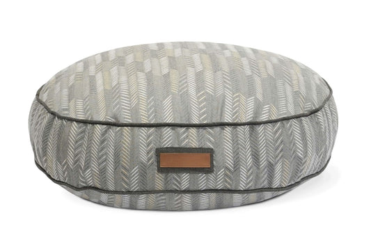 Round Pet Bed in Muttly Merle | Purrfect Pet Kingdom