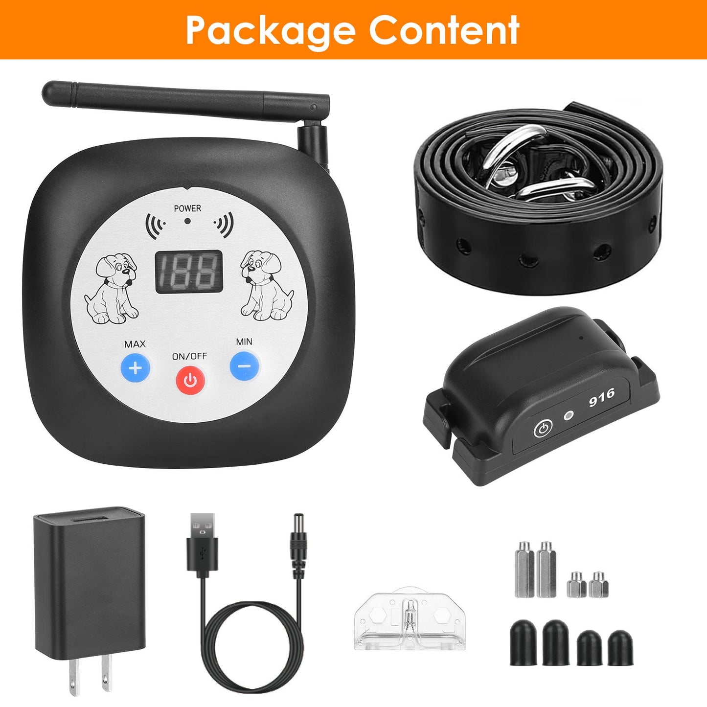 GBruno 328FT Electric Wireless Dog Fence | Purrfect Pet Kingdom
