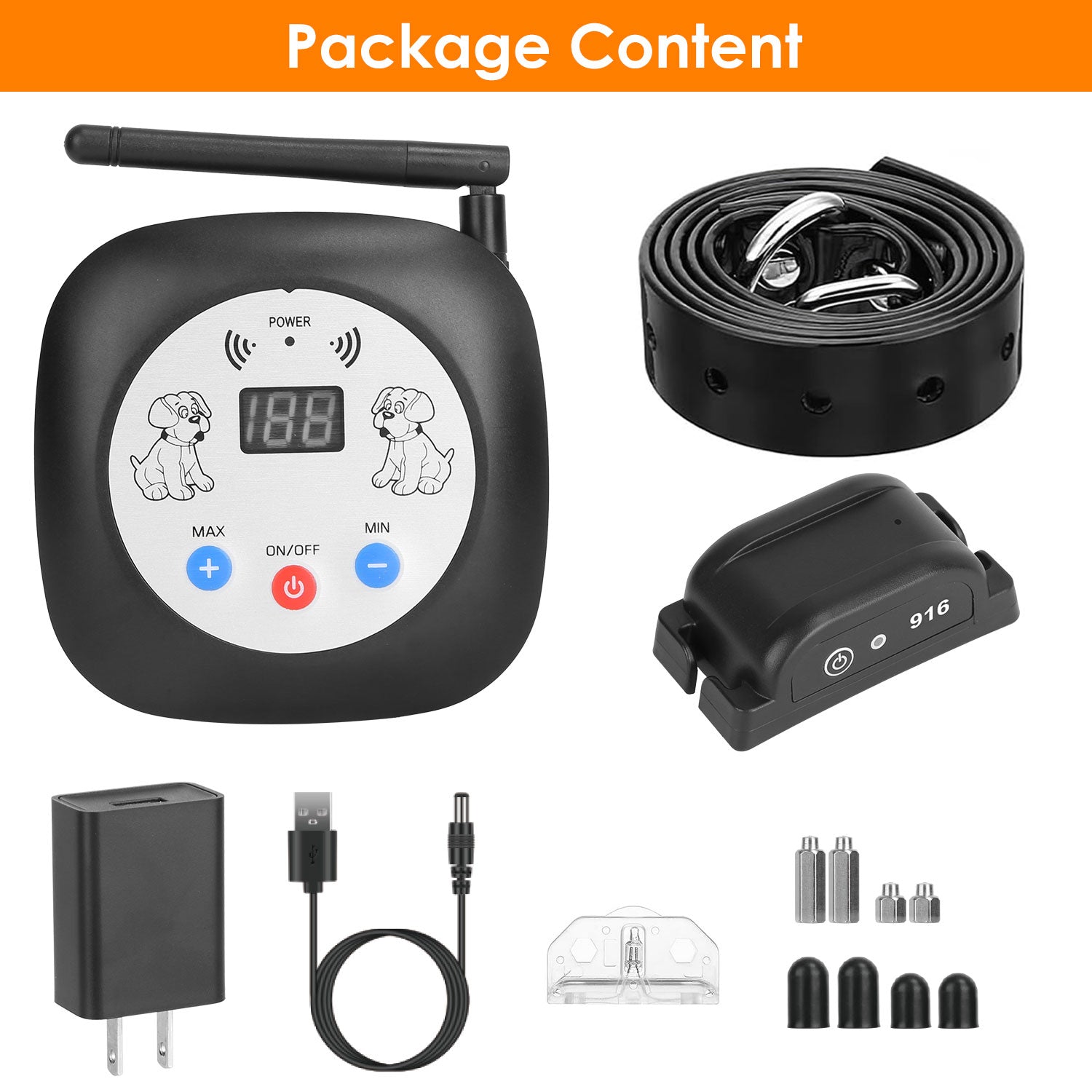 GBruno 328FT Electric Wireless Dog Fence | Purrfect Pet Kingdom
