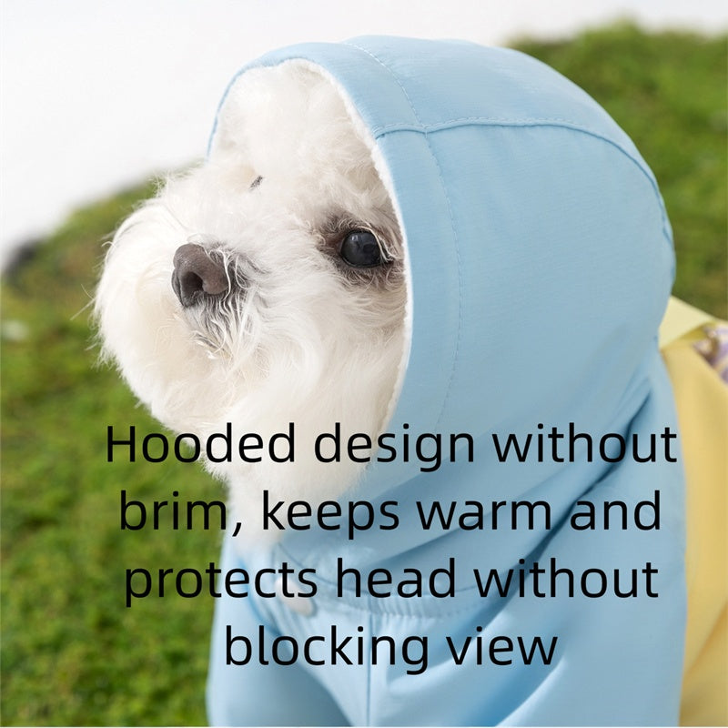 Winter Three-in-one Anti-collision Color Fleece Jacket For Small And Medium-sized Dogs, Bichon Frise Windproof High-end Four-legged Pet Clothing - Majestic Pet Kingdom