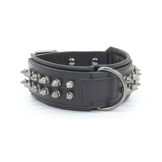 Dog Collar and Bandana Genuine Leather Triangle Scarf Neckband