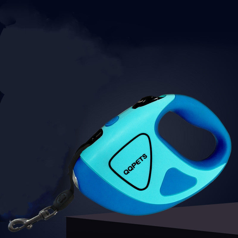 LED Retractable Dog Leash - Night Safety Lighted Lead