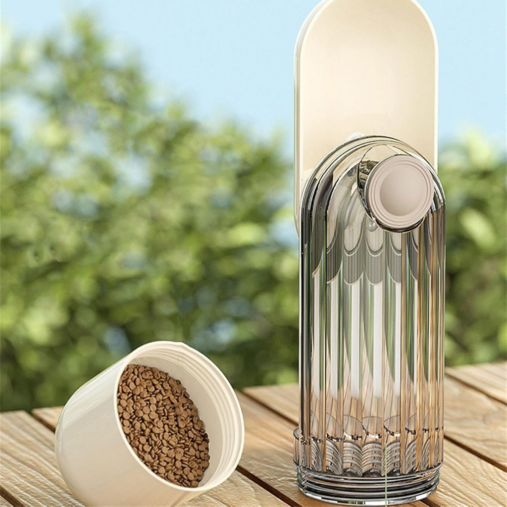 Dog Water Bottle Food Dispenser Leak Proof For Walking Hiking Travel Outdoor Walking Outdoor Walking Go Out Use - Majestic Pet Kingdom