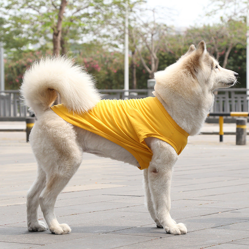 XS-5XL Dog Vest Dog Shirt Summer Small Medium Dog Clothes Chihuahua Tshirt - Majestic Pet Kingdom