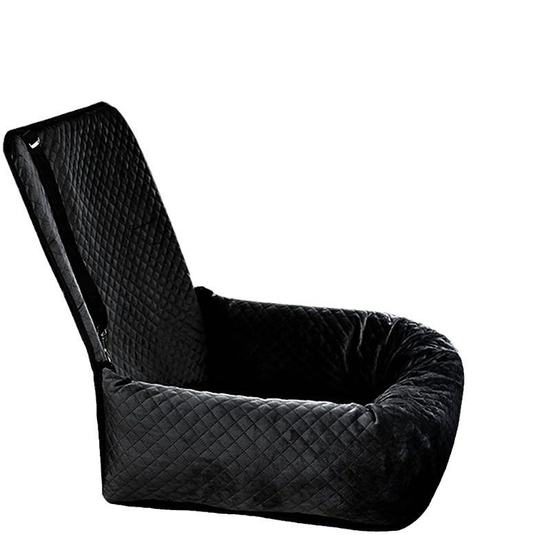 Dog Car Seat Hanging Booster Basket Waterproof Cushion Bed - Detail Angle 6 | Majestic Pet Kingdom