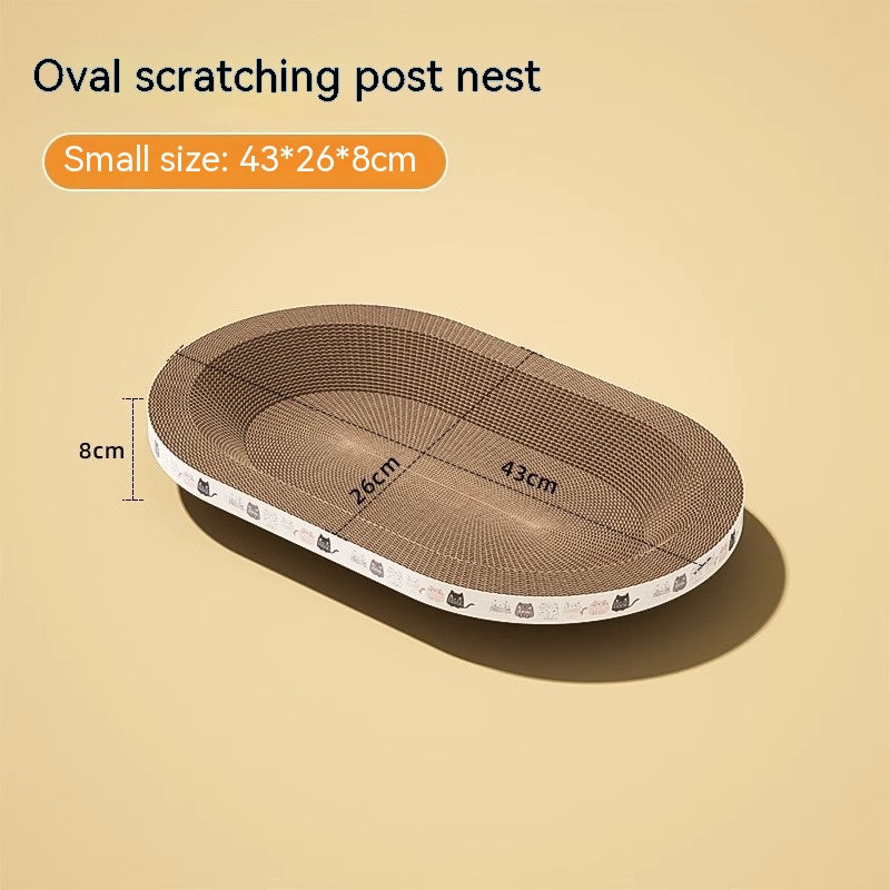 Cat Scratch Board And Cat Nest Integrated, Wear-resistant And Non Falling Debris - Majestic Pet Kingdom