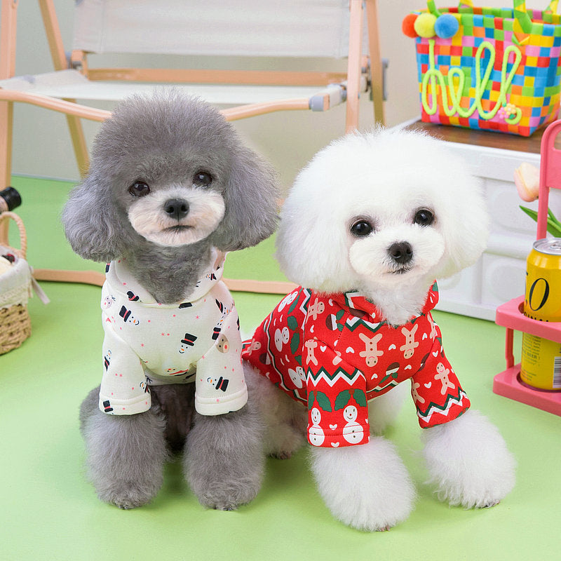 Dog Clothes Christmas Sweatshirt Clothes - Majestic Pet Kingdom