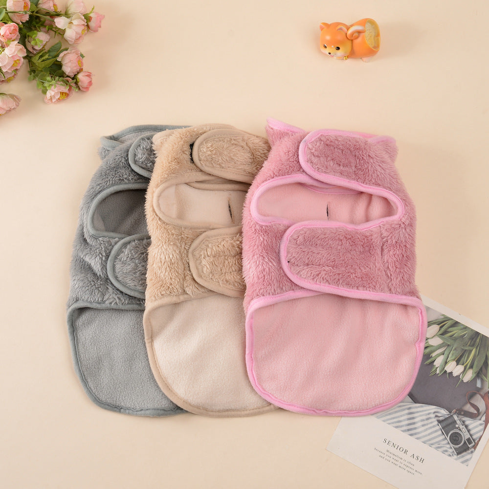 Windproof Suede Coat For Fall And Winter Teddy And Schnauzer Apparel - Premium Pet Accessory