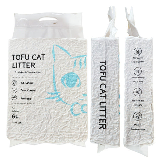 Cat Litter Tofu Original Flavor Flushable Plant Formula