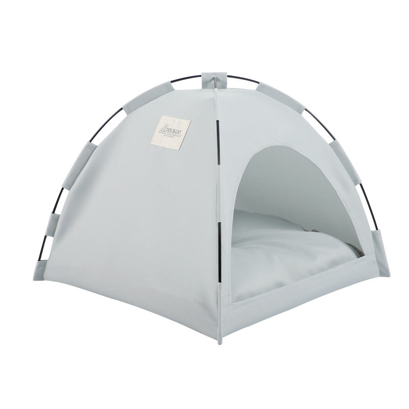 Indoor Cat Tent & Dog House Bed with Cushion - Majestic Pet Kingdom