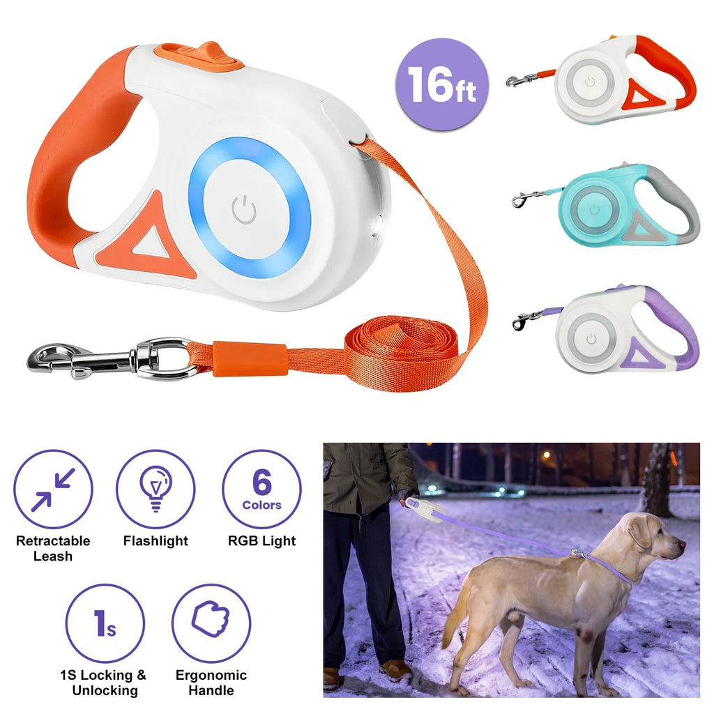 GBruno 16FT Retractable Dog Leash - Majestic Pet Kingdom