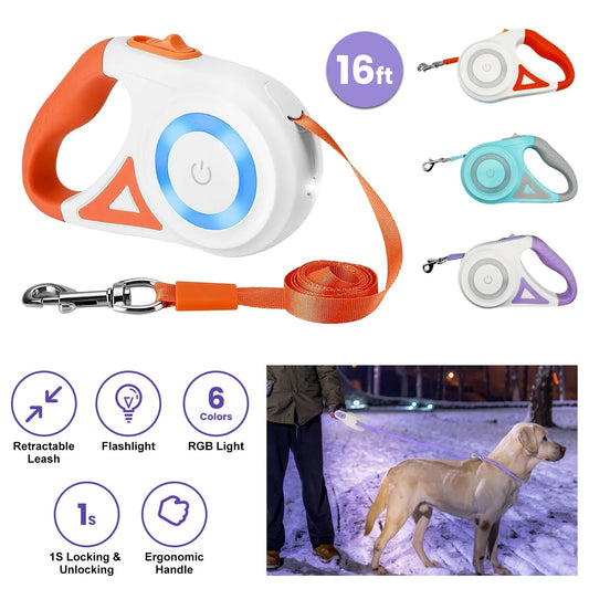 GBruno 16FT Retractable Dog Leash - Majestic Pet Kingdom