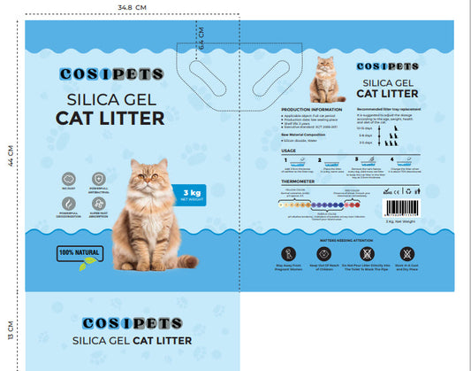 Silicone Indicator Health Detection Cat Litter Crystals
