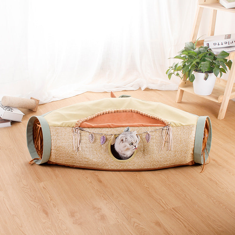 Cat Net Red Cat Litter Roll Totoro Toys Drilling Hole Cat Supplies - Majestic Pet Kingdom