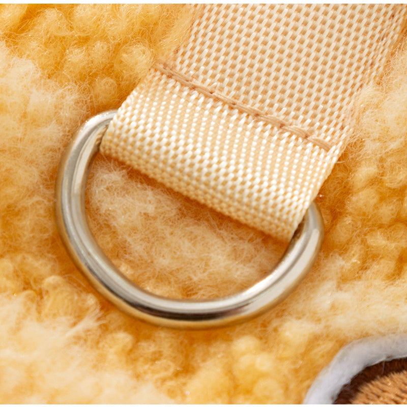 Autumn And Winter Dog Clothing, Warm Striped Lambskin Fleece Drawstring Two-legged Fleece, Small And Medium-sized Dog And Cat Pet Clothing - Majestic Pet Kingdom