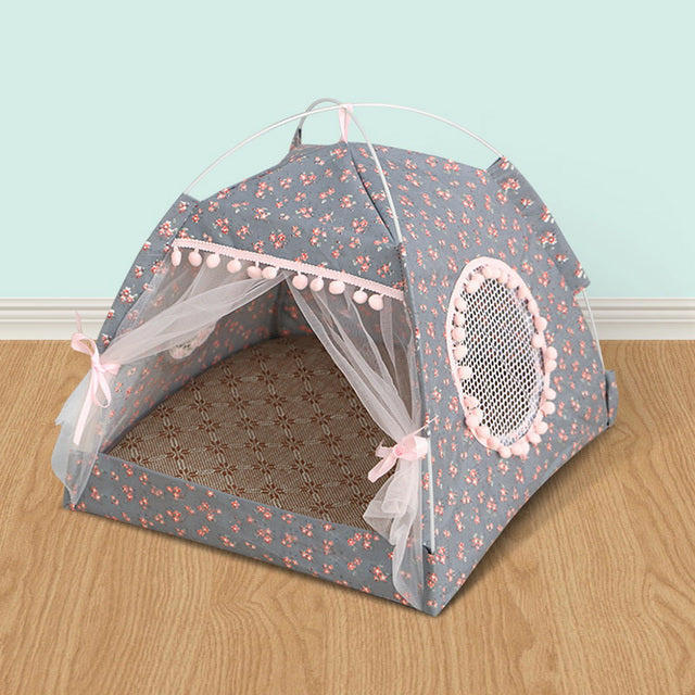 Comfy Calming Pet Tent Bed for Small Dogs and Cats | Purrfect Pet Kingdom