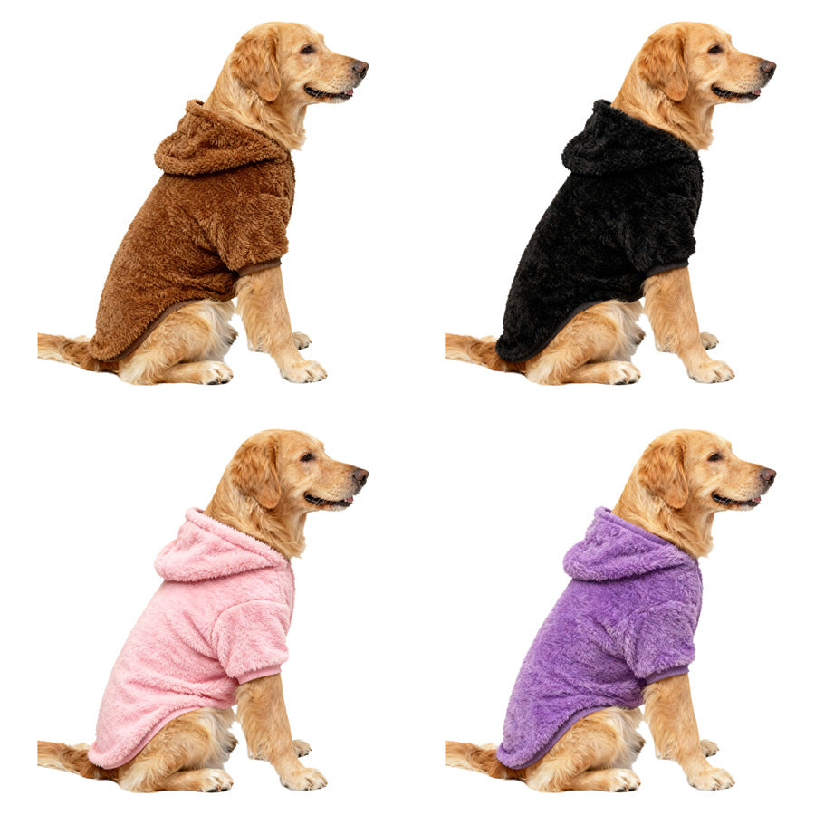 Warm Home Clothing For Medium To Large Dogs In Double-Faced Fleece - Premium Pet Accessory