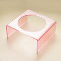 Cat Bowl Rack Acrylic Dog Bowl Anti-tumble - Majestic Pet Kingdom