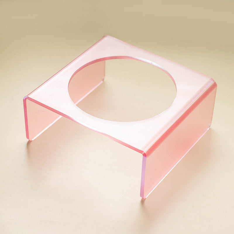 Cat Bowl Rack Acrylic Dog Bowl Anti-tumble - Majestic Pet Kingdom