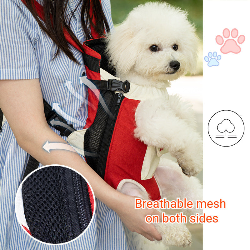 Puppy Kitten Travel Chest Sling Bag Pet Front Cat Dog Carrier Breathable Cute New Portable Backpack Cross Shoulder Strap - Majestic Pet Kingdom