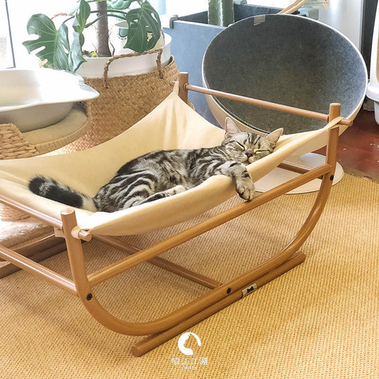 Cat Hammock Modern Iron Frame Elevated Sleeping Sofa Bed Mat