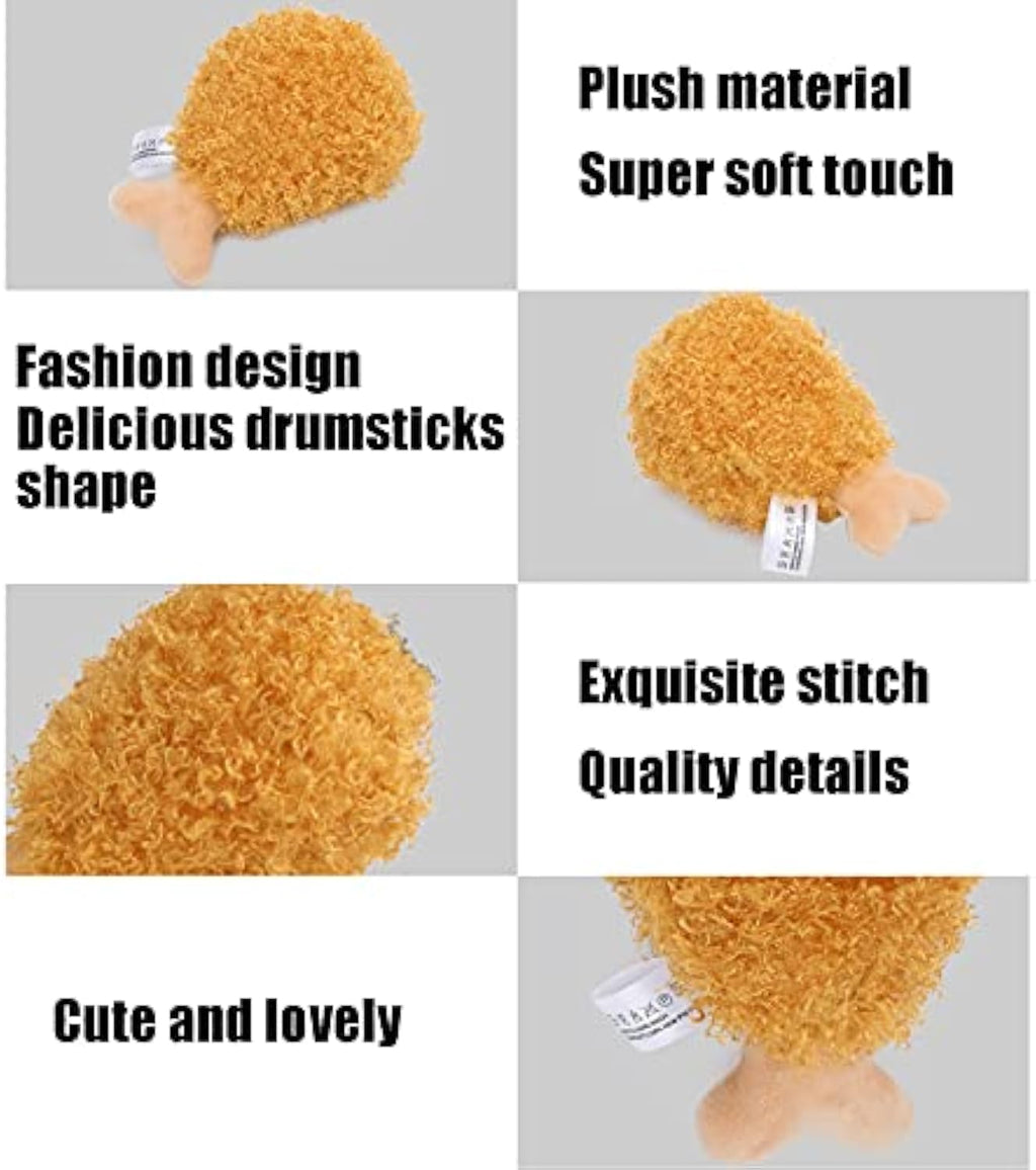 Durable Chicken Drumsticks Toy Pet Chew Toy For Dogs Food Shape Design Perfect For Training And Entertainment Home
