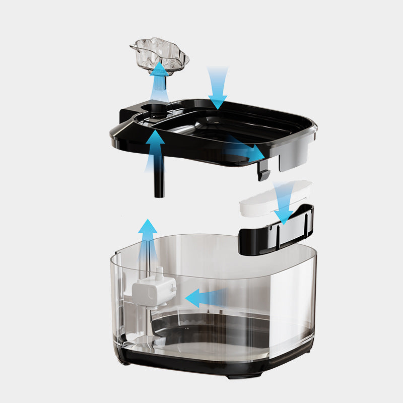 Smart Automatic Circulating Filtration Pet Water Fountain With A Large Capacity - Majestic Pet Kingdom