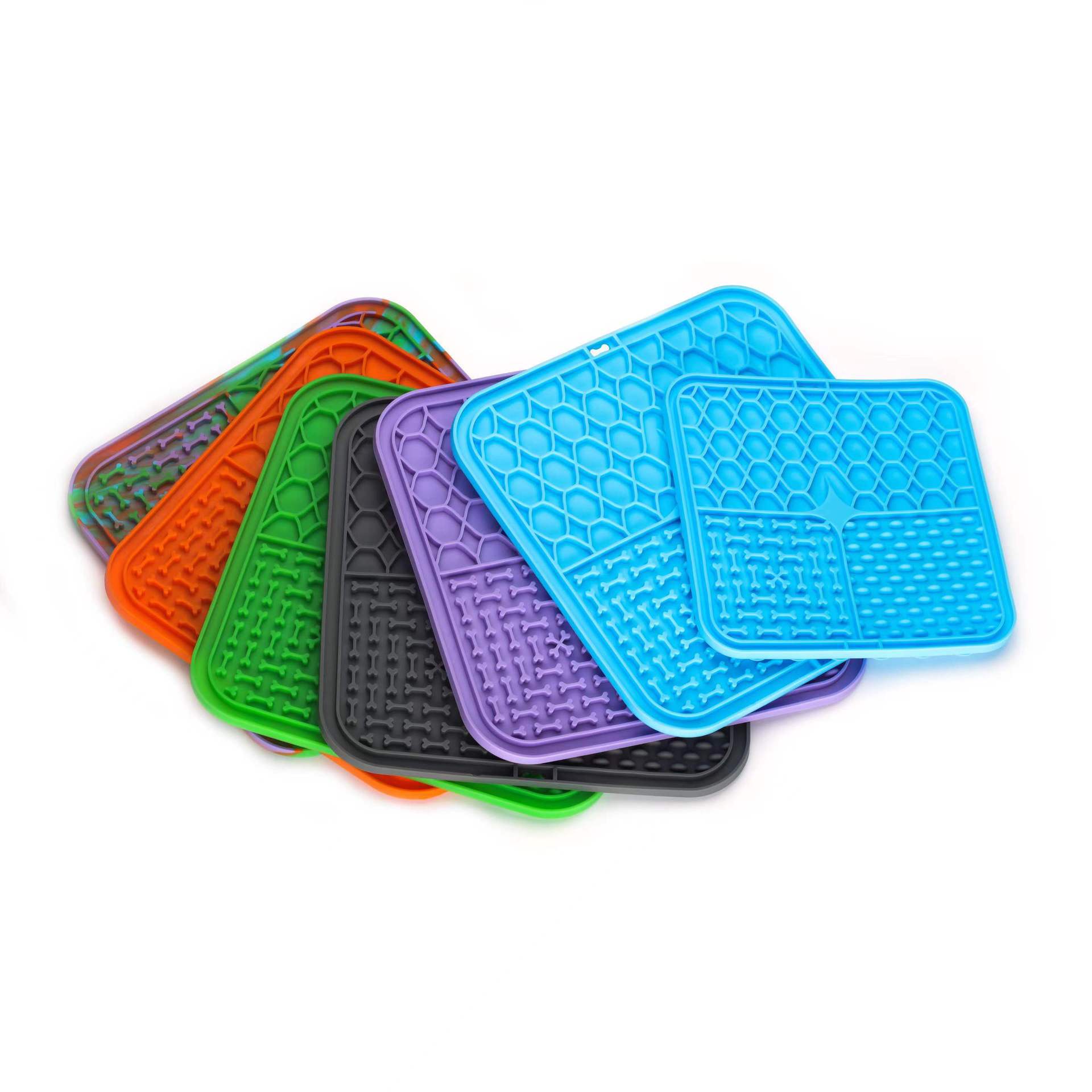 Silicone Pet Slow Food Tableware Bowl Suction Cup Dog Mat - Majestic Pet Kingdom