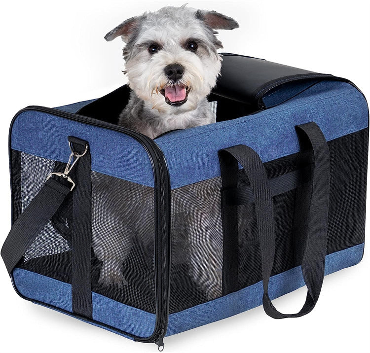 Dog Cat Carriers Bags Car Portable Transport Pet Bag Cage Portable Pet Foldable Outgoing Travel Breathable Pets Handbag - Majestic Pet Kingdom