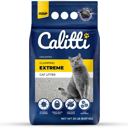 Calitti Extreme Clumping Cat Litter, 20 lbs Pet Wellness Essential | Majestic Pet Kingdom™