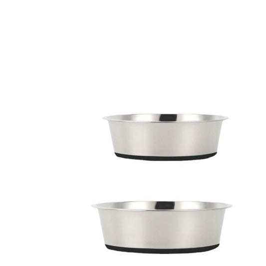 Stainless Steel Anti-tumble Pet Dog Bowl - Majestic Pet Kingdom