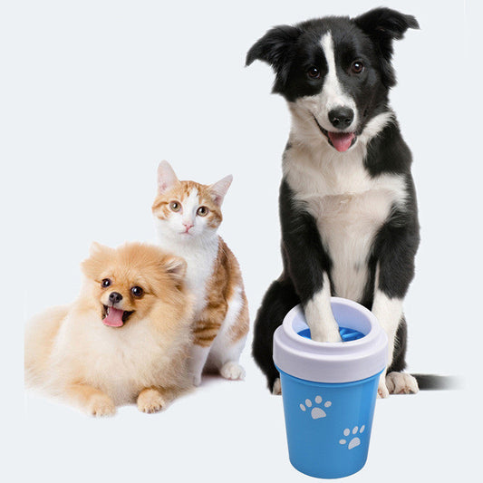 Dog Paw Cleaner Silicone Bristle Portable Foot Washer Cup Tool - Detail Angle 2 | Majestic Pet Kingdom