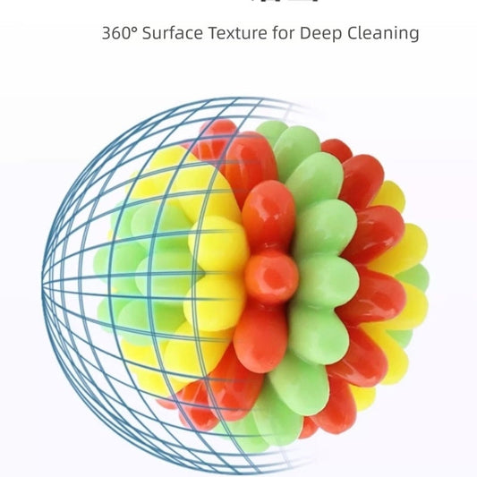Pet Colorful Teething Toy Balls, Teething And Cleaning Teeth, Durable Rubber Elastic Dog Toys, Energy-consuming Dog Toys | Purrfect Pet Kingdom