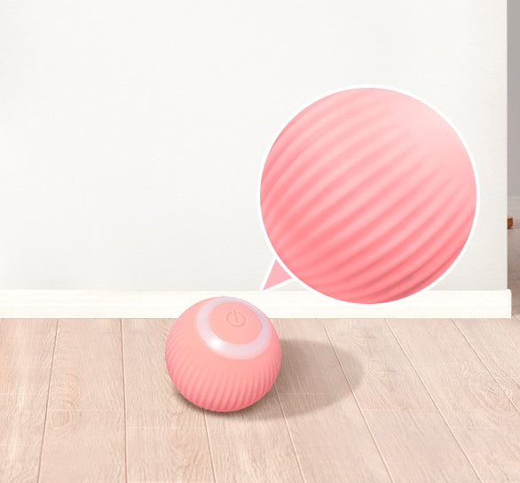 Cat Toy Smart Gravity Motion Rolling Ball USB Interactive Play - Detail Angle 4 | Majestic Pet Kingdom