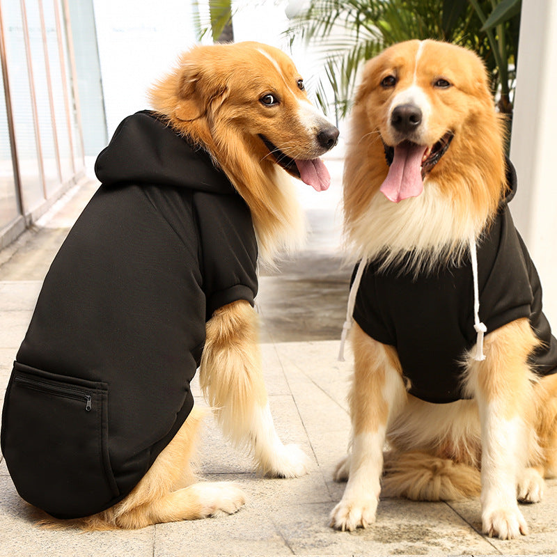 Fashion Pet Dog Simple Zipper Pocket Sweater - Majestic Pet Kingdom