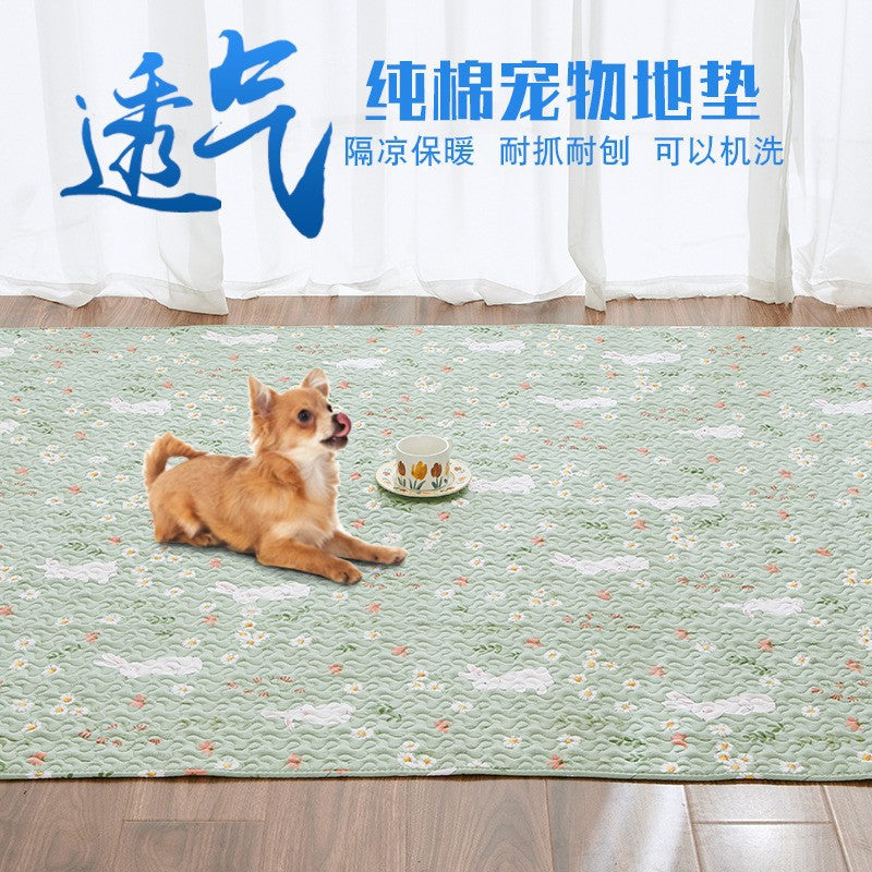 Cat Mat, Dog Mat, Pure Cotton, Non-slip, Scratch-resistant - Majestic Pet Kingdom