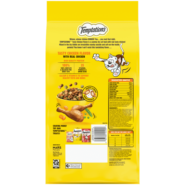 Cat Food Temptations Tasty Chicken Flavor Adult Dry Cat Food