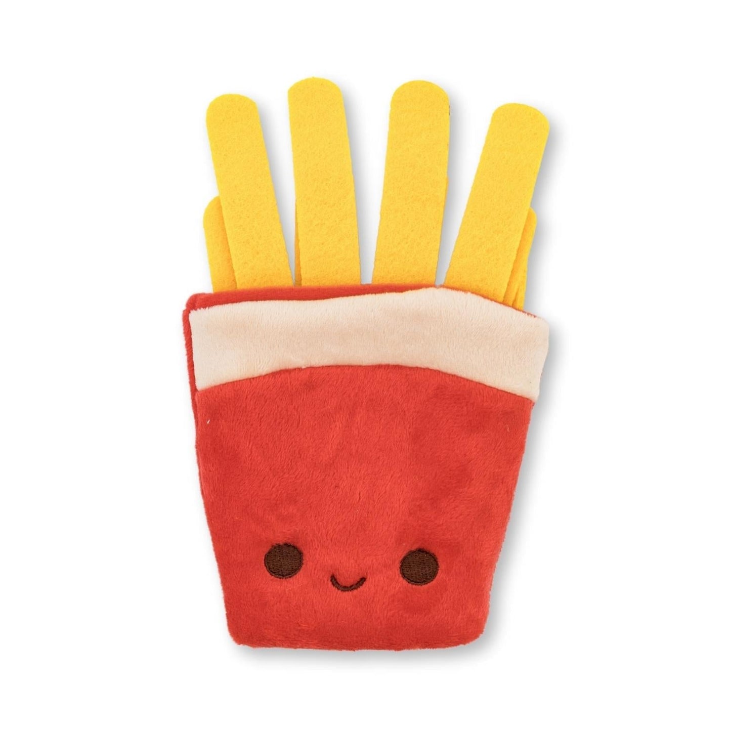 Dog Plush Toy Set Cola and Fries Squeaker Crinkle Fun 2-Pack - Detail Angle 4 | Majestic Pet Kingdom