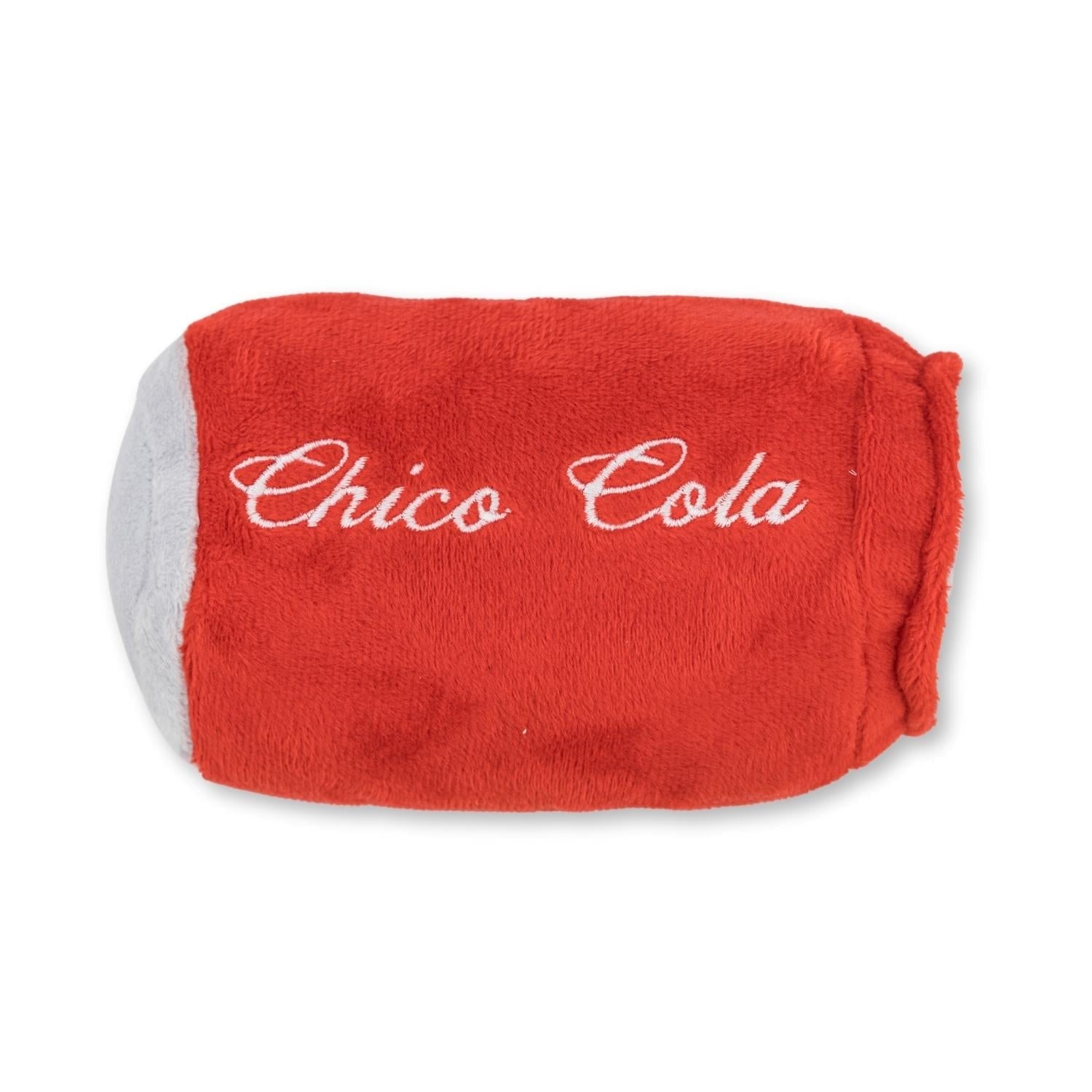 Dog Plush Toy Set Cola and Fries Squeaker Crinkle Fun 2-Pack - Detail Angle 5 | Majestic Pet Kingdom