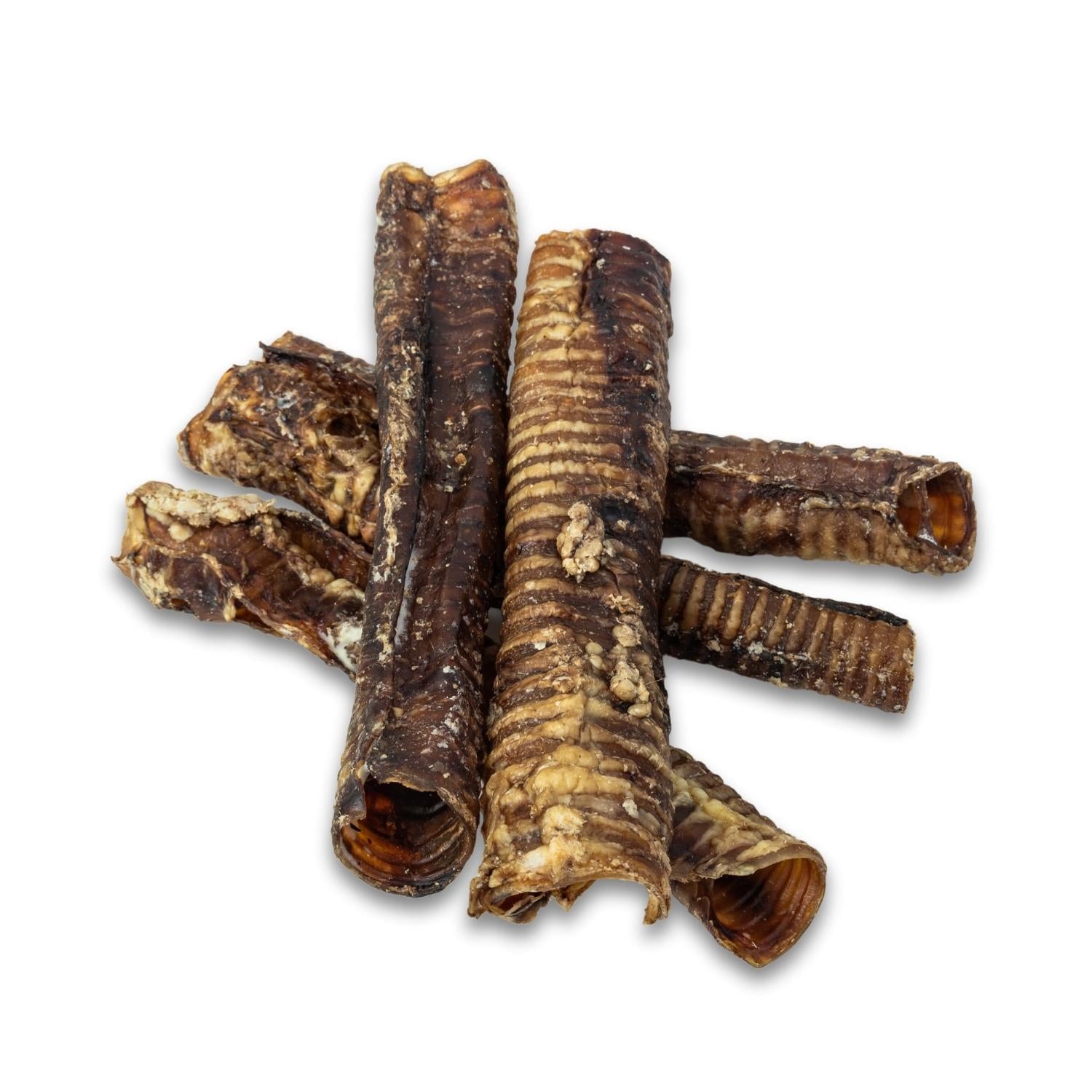 All-Natural Beef Trachea Dog Treats, Protein-Packed Chews – 12 Inches (5-Pack)