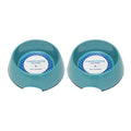 Dog Bowl Set Natural Fiber Teal Blue Pet Feeding Bowls - Majestic Pet Kingdom