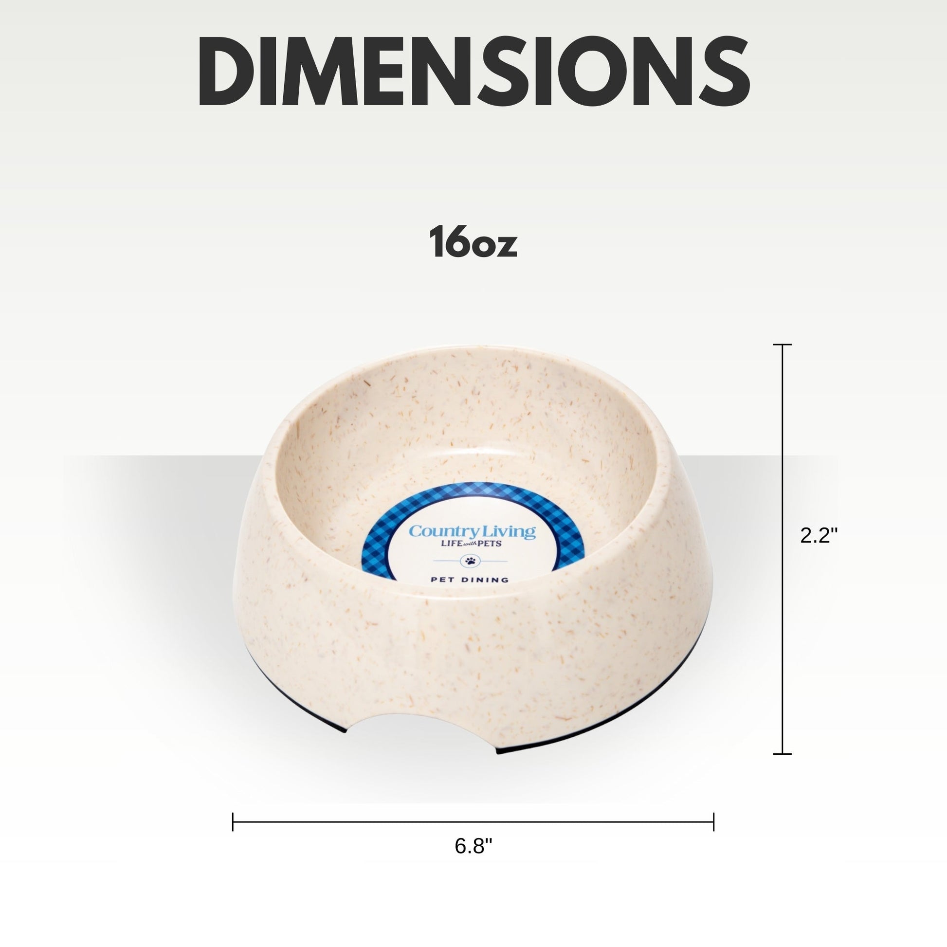 Dog Bowls Set of 2 White Swan Natural Fiber Feeding Dishes - Detail Angle 5 | Majestic Pet Kingdom