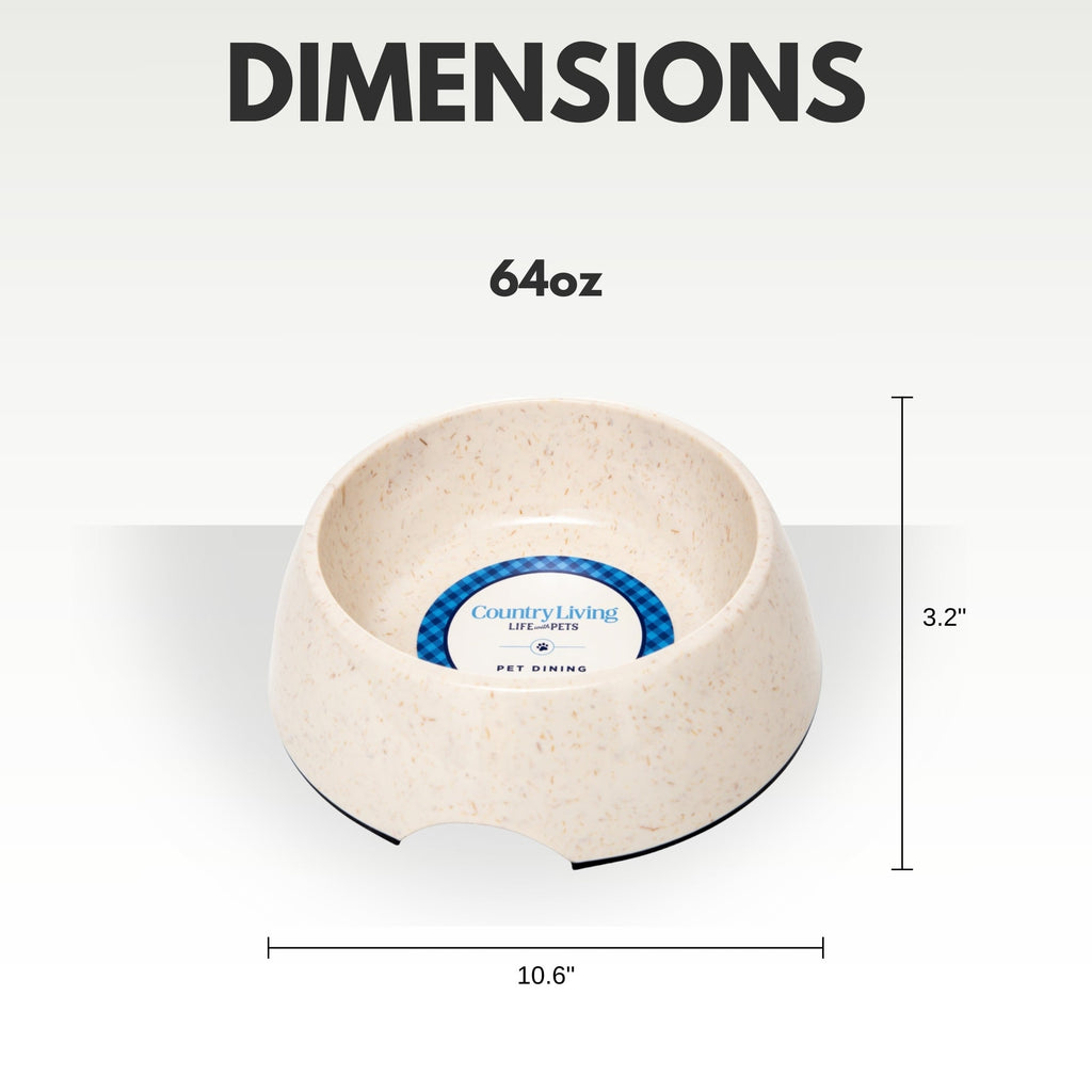 Dog Bowl Set Natural Fiber White Swan Pet Feeding Bowls - Majestic Pet Kingdom
