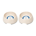 Dog Bowl Set Natural Fiber White Swan Pet Feeding Bowls - Majestic Pet Kingdom