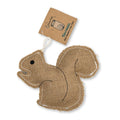 Rustic Jute Squirrel Dog Chew Toy – Non-Toxic & Soft