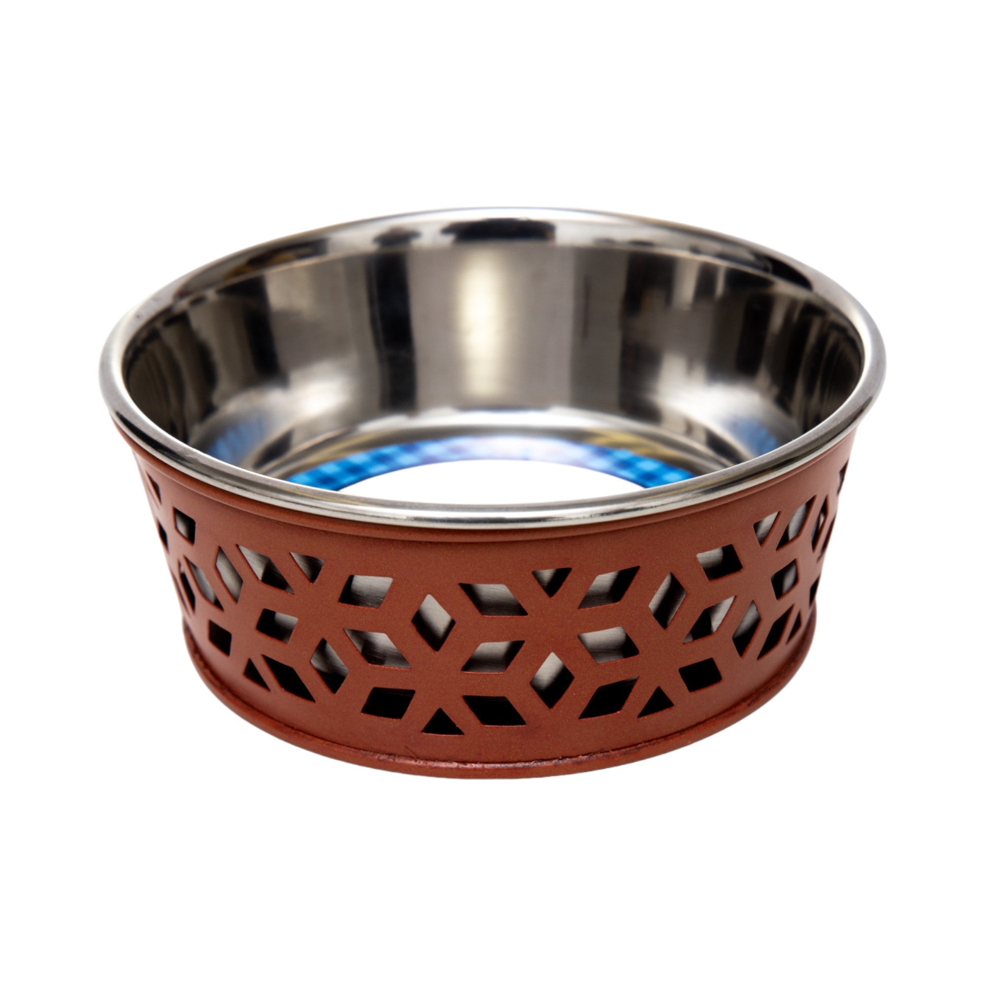 Farmhouse Stainless Steel Dog Food Bowls (Set of 2) - Majestic Pet Kingdom